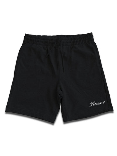"𝑭𝑰𝑵𝑬𝑺𝑺𝑬" COTTON SHORT - BLACK