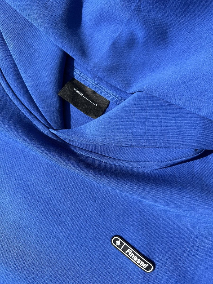 AIR COTTON HOODIE - BLUE