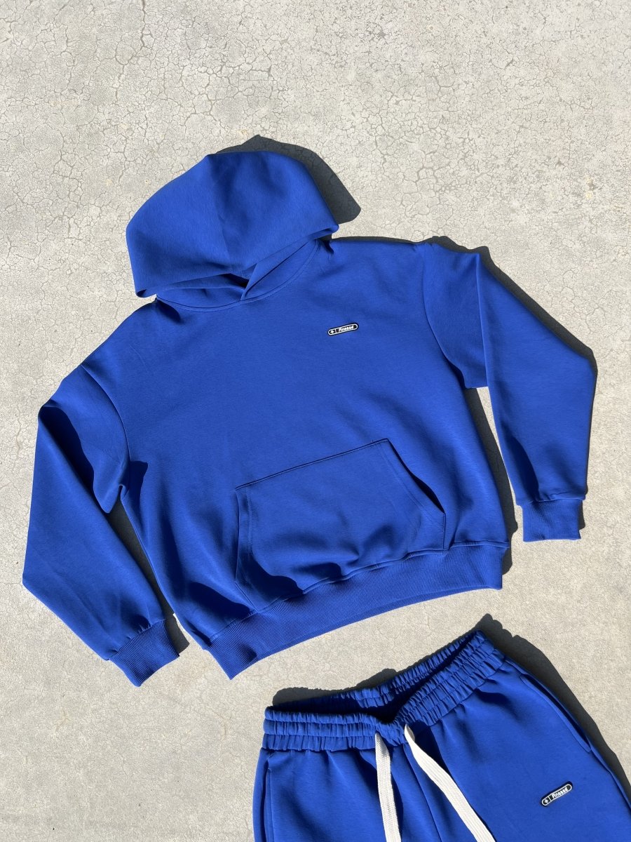 AIR COTTON HOODIE - BLUE