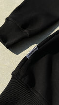 AIR COTTON HOODIE - BLACK