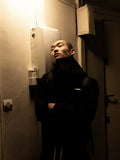 AIR COTTON HOODIE - BLACK