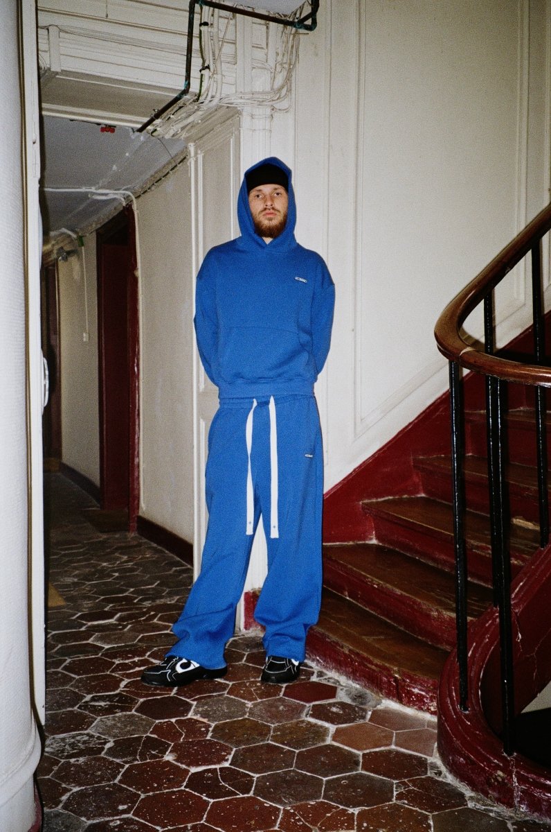 AIR COTTON SWEATPANT - BLUE