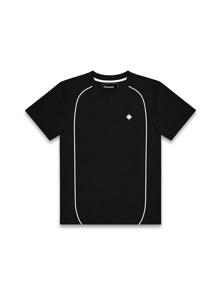 BIG LINE T-SHIRT - BLACK