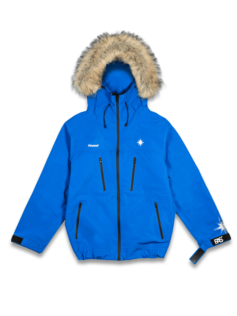 "FAS" WATERPROOF JACKET BLUE