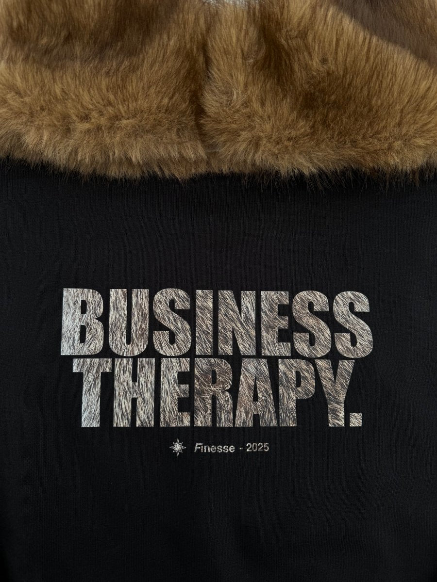 CREWNECK "BUSINESS THERAPY" FUR