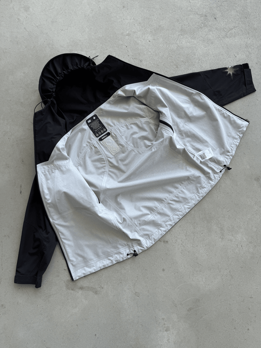 "FAS" WATERPROOF JACKET BLACK