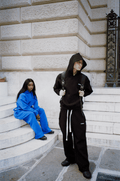 AIR COTTON HOODIE - BLACK