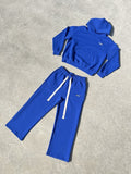 AIR COTTON HOODIE - BLUE