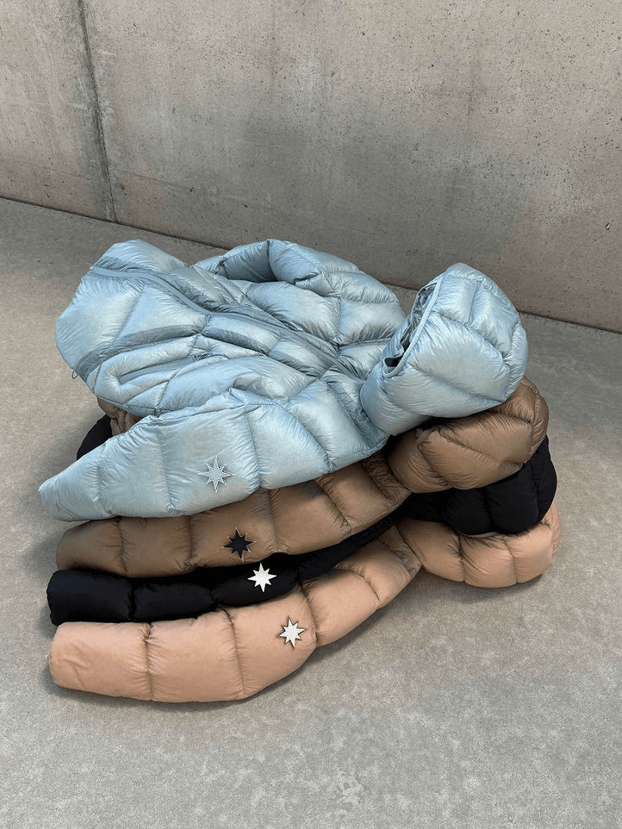 "ALIVE" PUFFER JACKET - LIGHT BRONZE