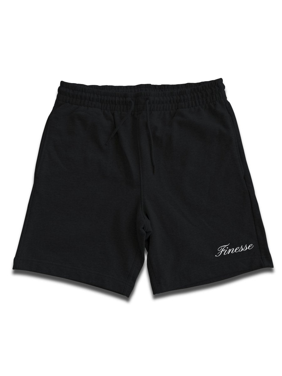 "𝑭𝑰𝑵𝑬𝑺𝑺𝑬" COTTON SHORT - BLACK
