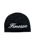 WAFFLE BLACK BEANIE