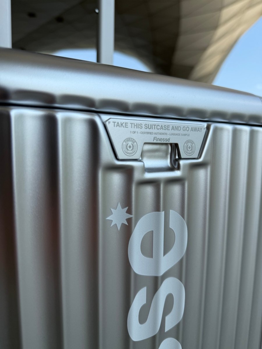 "GO AWAY" ALUMINIUM SUITCASE