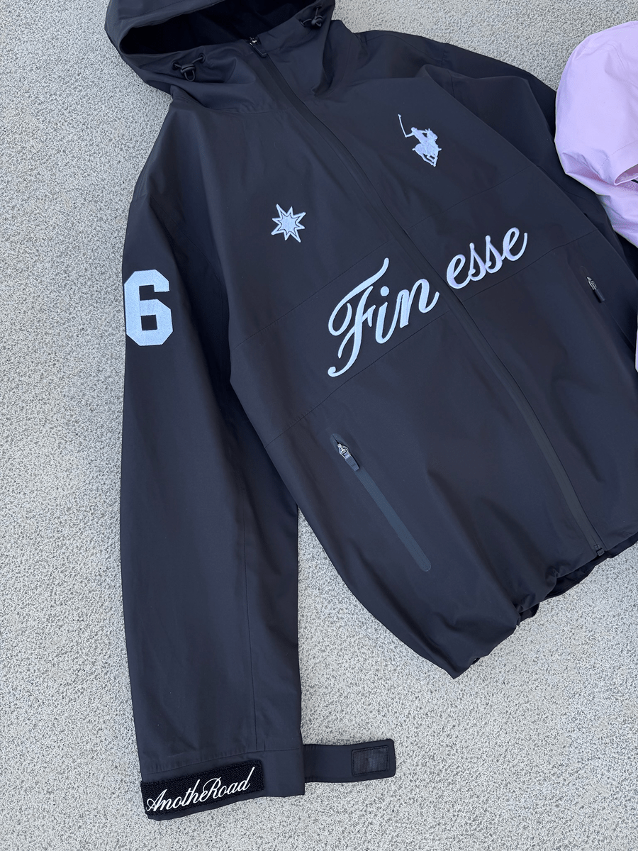 "FOLO" WATERPROOF JACKET - BLACK