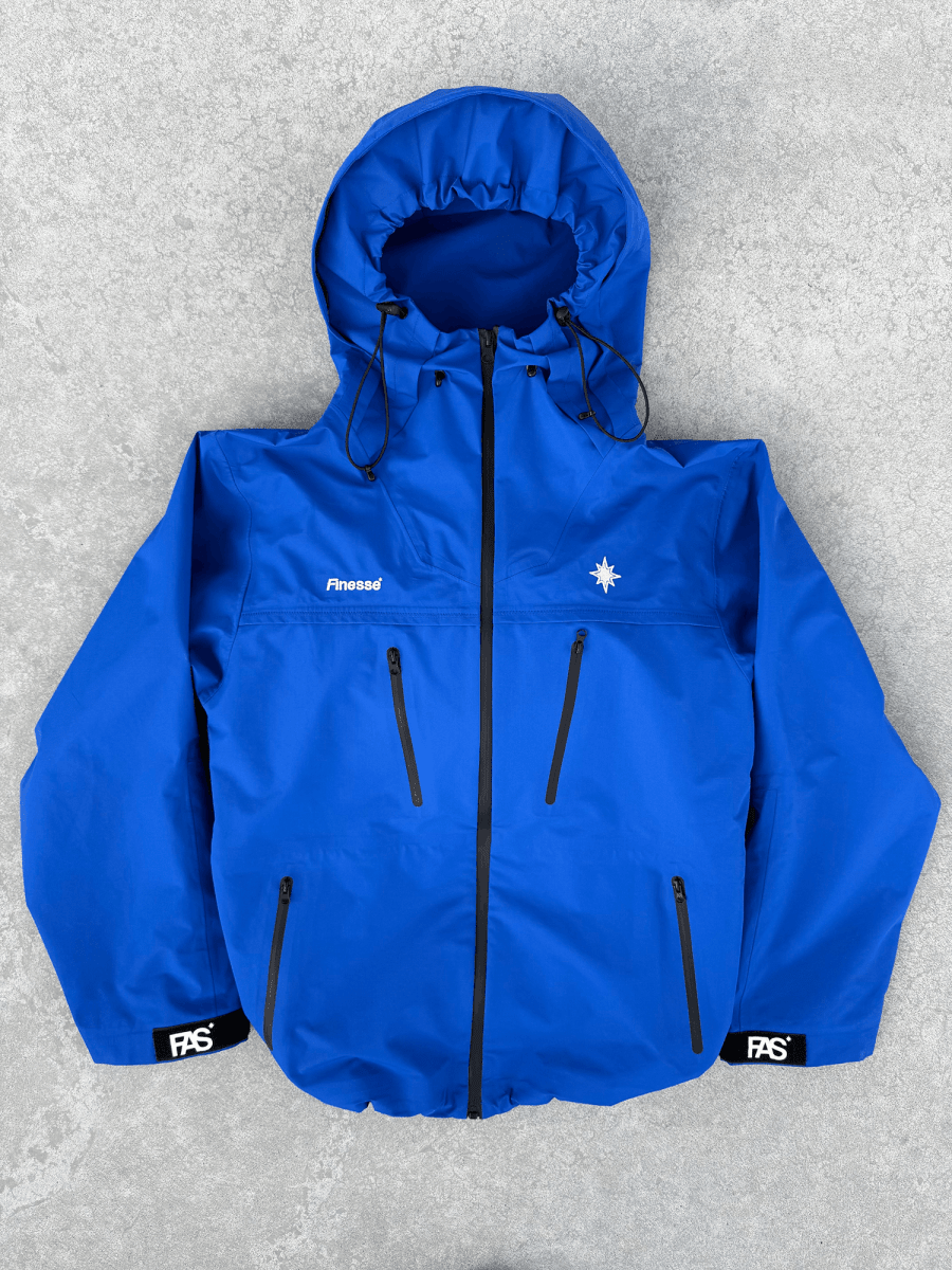 "FAS" WATERPROOF JACKET BLUE
