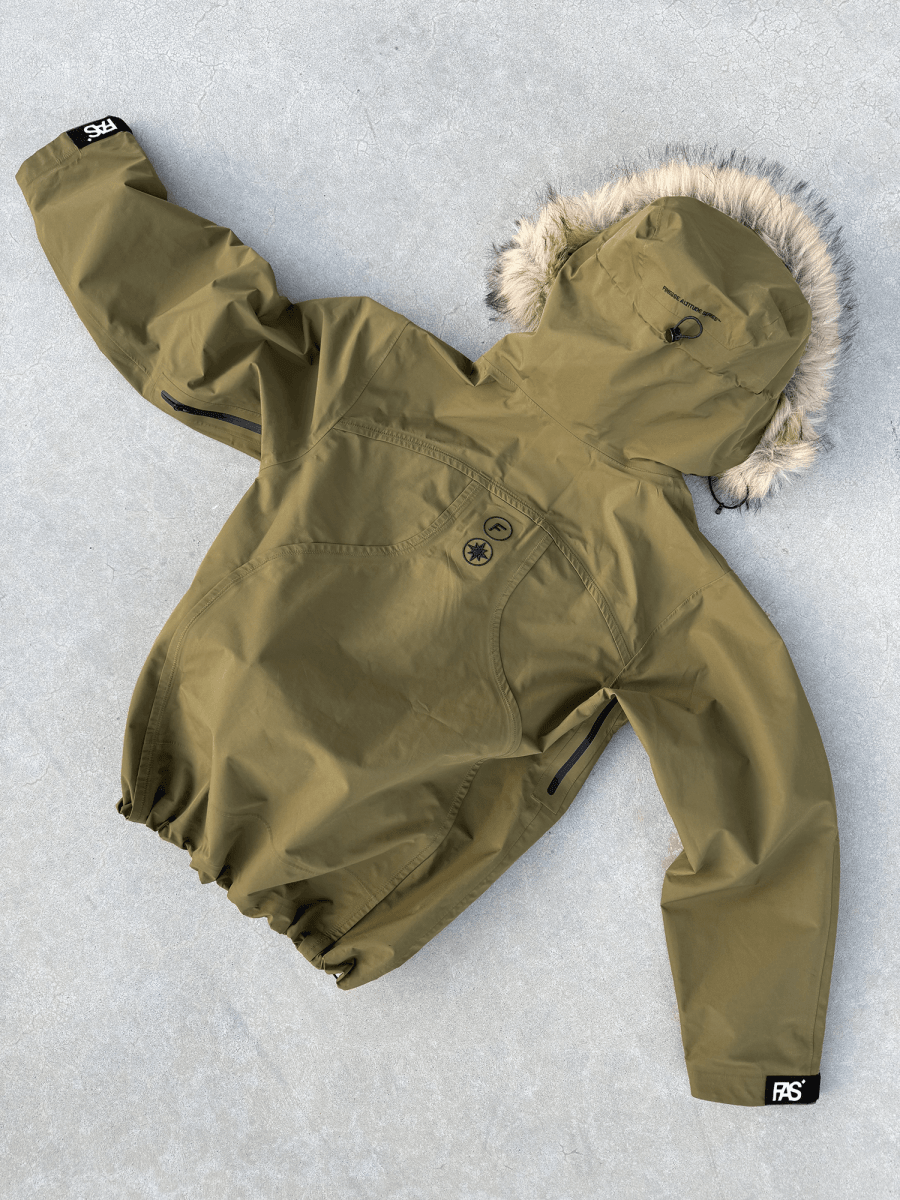 "FAS" WATERPROOF JACKET KAKI