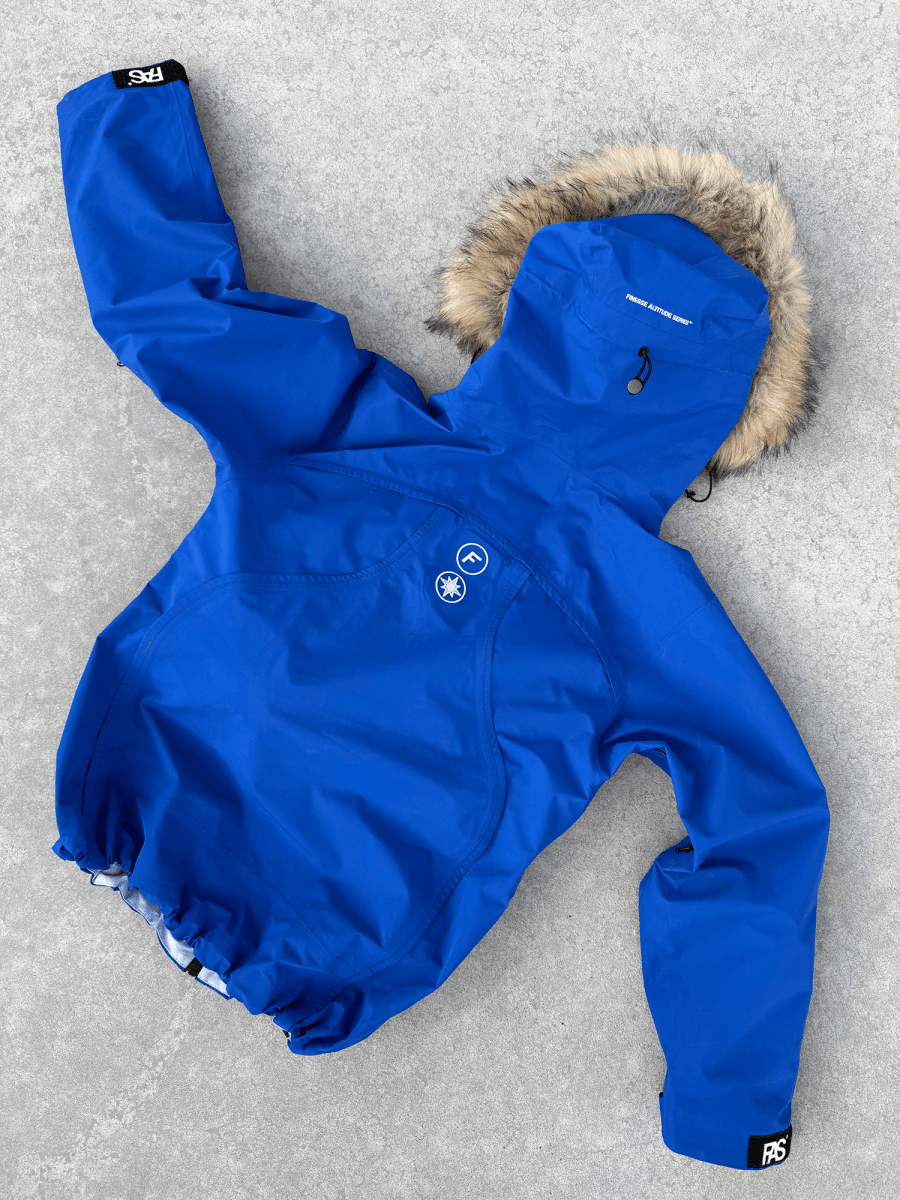 "FAS" WATERPROOF JACKET BLUE