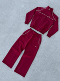 BIG LINE VEST - BORDEAUX