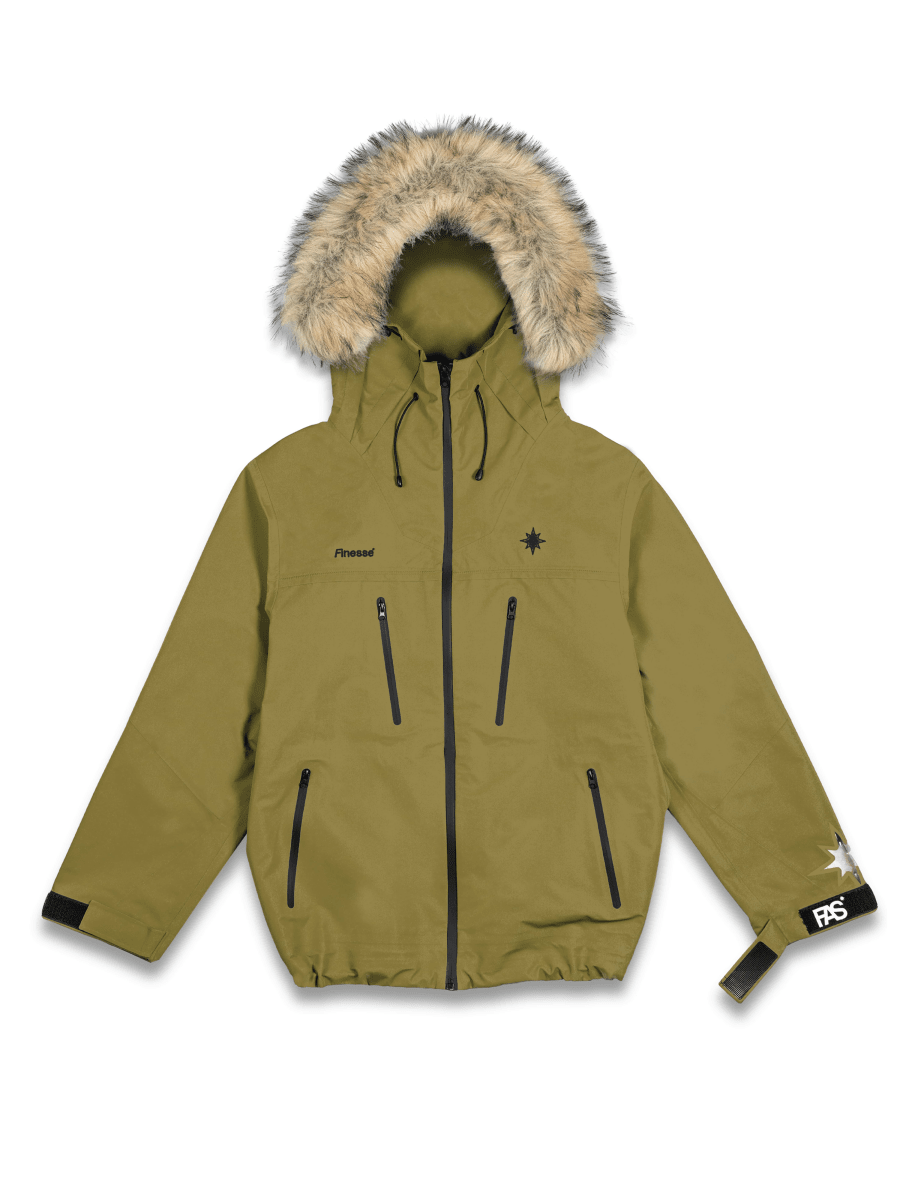 "FAS" WATERPROOF JACKET KAKI